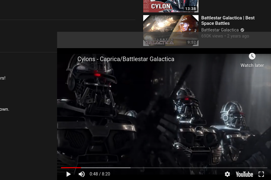 4 Video in float mode...