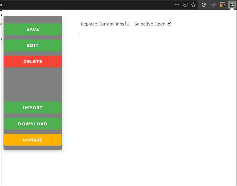 1 Default interface with no sessions.