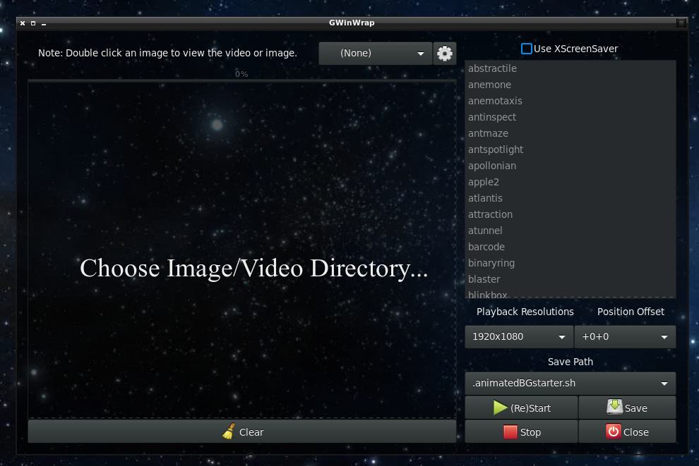 1 Default view starting out.